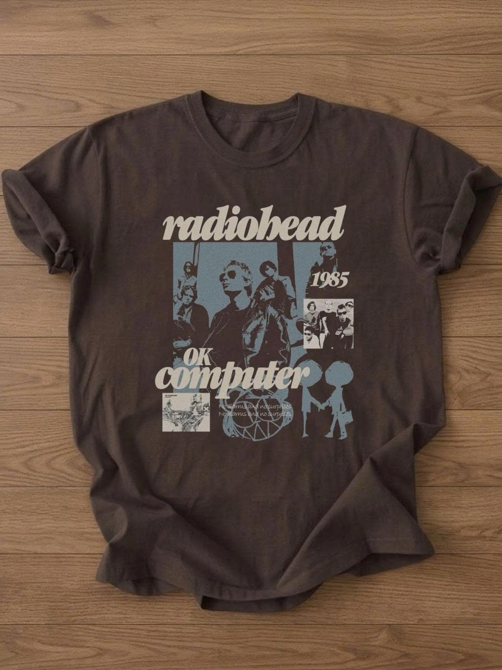 Radiohead T-shirt with band graphic